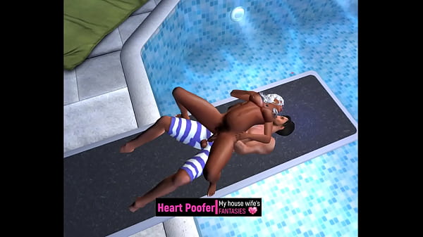 En la alberca del club... 