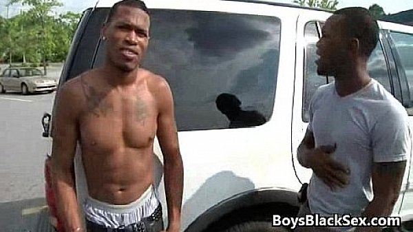 Black Muscular Gay Dude Fuck Anally White Twink Hard 05 