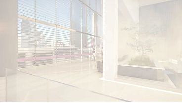 Faith conners reveals her chest to all of glass 