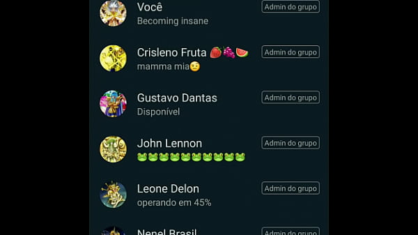 Amigos foram explanados no WhatsApp