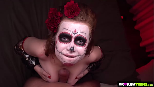 Brokenteens - Halloween Ass Fuck For Ghostly Babe Luna Haze thumbnail