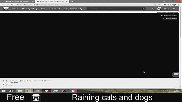 Nonton Raining Cats And Dogs (free Game Itchio ) Visual Novel thumbnail