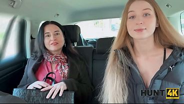 Hunt4k. My Stepmommy And Me Showing Our Tits And Pussy To A Stranger thumbnail