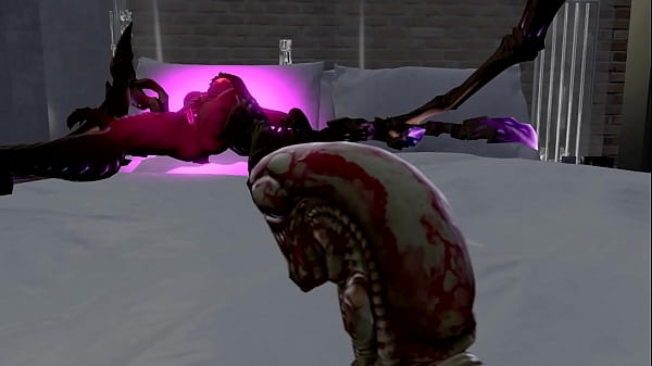 Kerri-prod - Kerrigan and the alien chestbuster. 