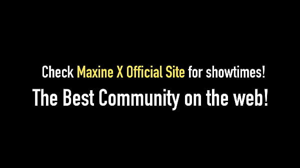 Maxine x can insert any size of dildos deep inside her pussy