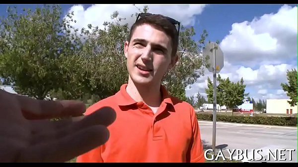 Blowjob with a slutty homo stud 