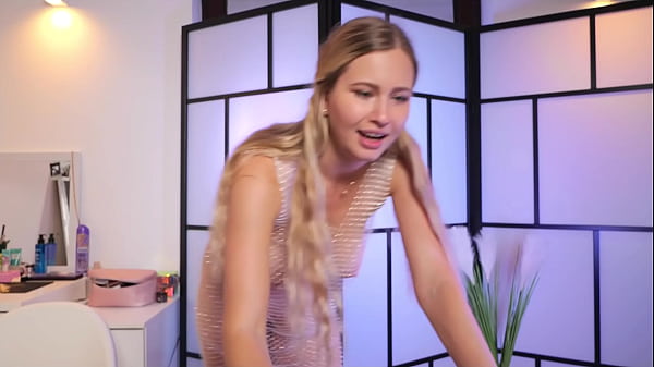 Rousing dance in a transparent dress