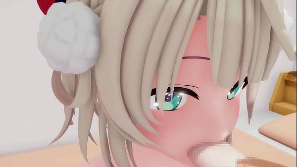 Shigure Ui Blowjob Hentai Facial Cumshot Oral Sex Blonde Girl Mmd 3D Clear Blue Eyes (CLIP) 
