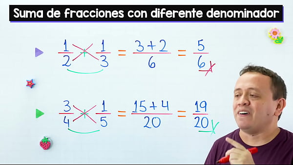 Aprendiendo a sumar con diferente denominaci&oacute;n 