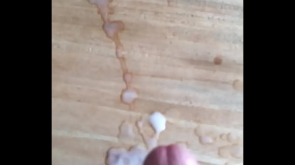 Me coming on our dining room table 