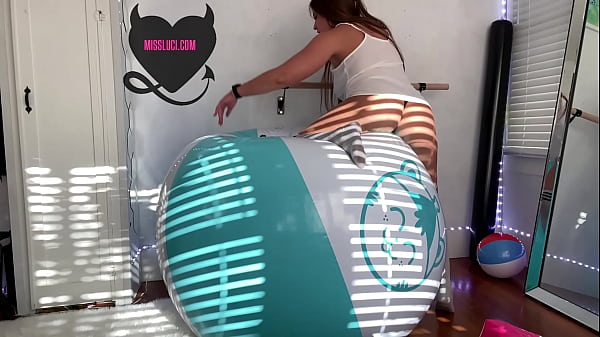 Big Beachball Bouncing Bubble Butt Squirting Orgasms Thigh High Socks thumbnail