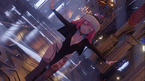 VTUBER STRIPS & DANCES TO KPOP MMD 