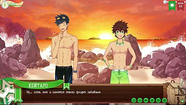 Сцена 8 - Секс на пляже между Кейтаро и Нацуми, красивый закат (русская озвучка) 