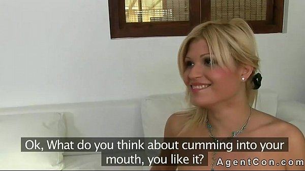 Fake agent fucks smalltits blonde amateur babe