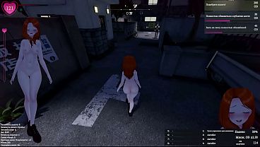 A stranger caught a modest girl exhibiting 