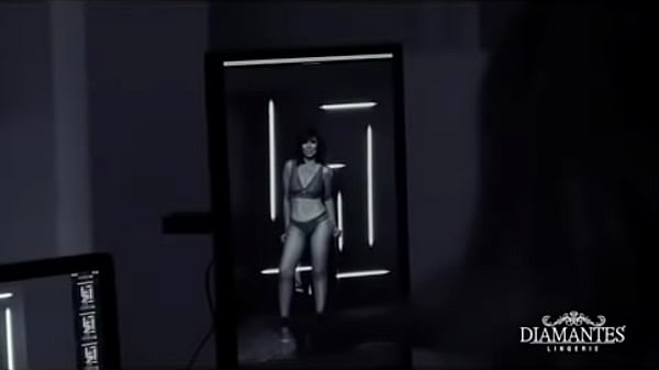 hottie with big tits showing off her big ass 