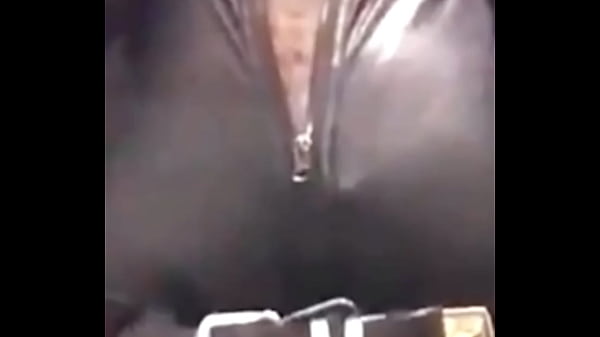 Tight Denim Cutoffs &amp_ latex Zip up Singlet Solo Sex