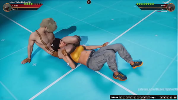 Johnny walker vs pearl nf3d mma mixed combat maledom 