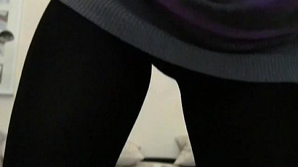 Horny babe masturbates 