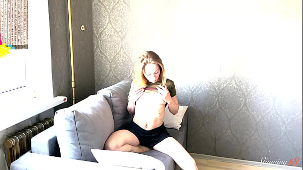 Slim Blonde Nova Gets Naked Just To Pass A Kittten Massage! thumbnail