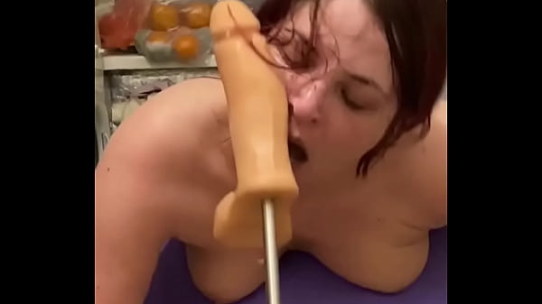 Deepthroat With Dildo On Sex Machine, Spit On Face, Cleaning Floor From Spit With A Tongue Of A Submissive Slut thumbnail