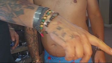 Nonton Two Slutty Girls Fucking With A Strap On While We Masturbate thumbnail