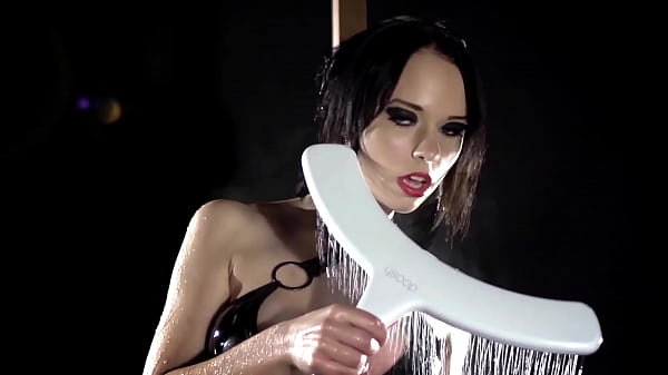 Bikini babe showering