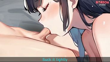 My stepsister caught me masturbating she helped me cum (Hentai/3D/Animated) 