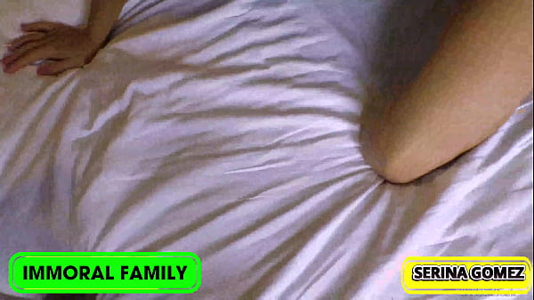 Naughty serina loves her stepdad & stepbrother's big fat dicks 