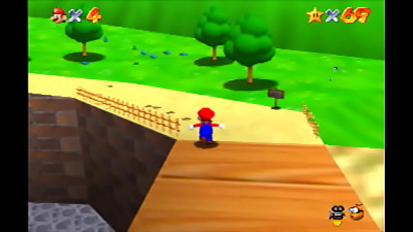 Nonton Mario From Super Mario 64 Climbs On The Castle And Dies thumbnail