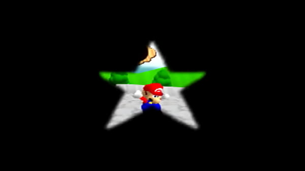 Mario from super mario 64 climbs on the castle and dies 