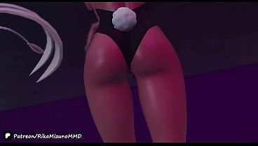 3D Anime Girls Dancing MMD R18 Blue Arhive 3 bunny girls 
