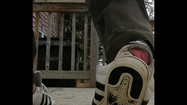 Play MP4 - Adidas superstars with fuck holes