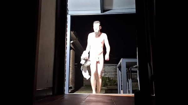 Exposed by garden light