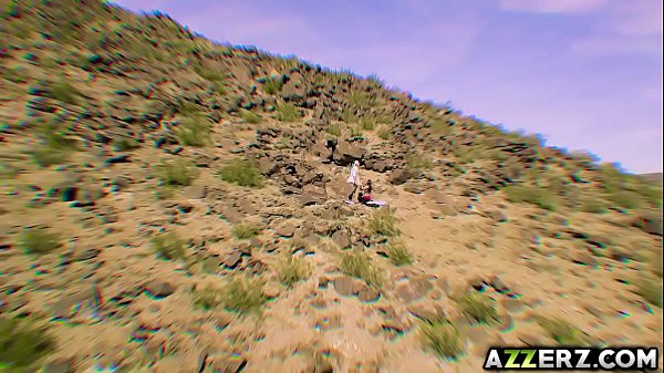 Redhead MILF Monique Alexander bangs in the desert