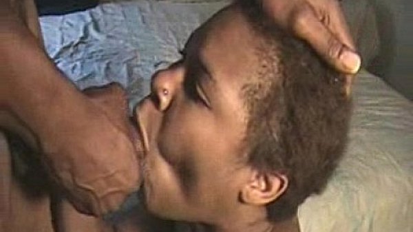 Black babe gets assfucked and sucks 