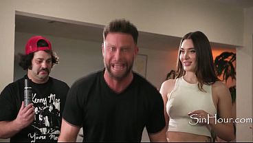 Self aware characters point at the camera acknowledge the porn set and fuck 