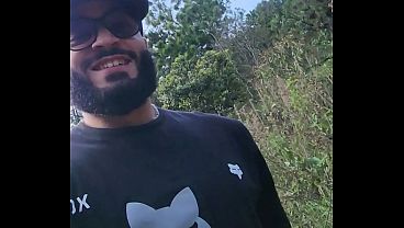 Exhibitionist On The Lookout: Jerking Off With City View thumbnail