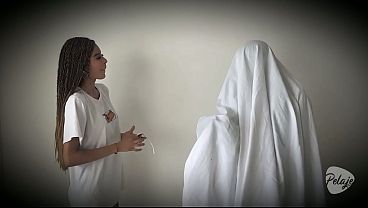Gina Sucks the Ghost'_s Dick So He'_ll Stop Tormenting Her