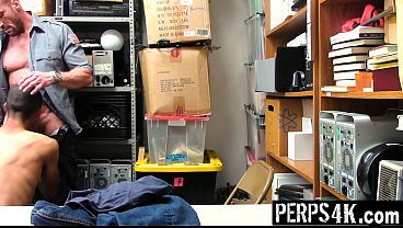 Guard Gives the Suspect a Punishment that Fits the Crime - Perps4k 