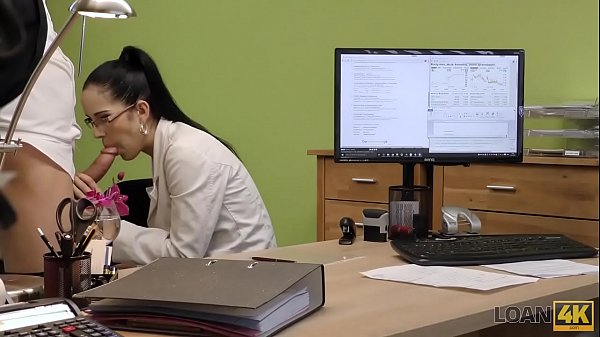 LOAN4K. Petite lassie pays with hot sex for wage increase inoffice
