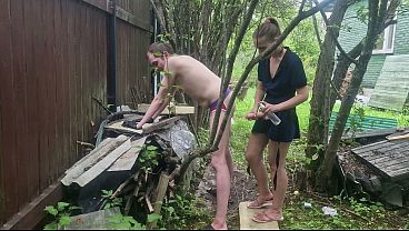 Anastasia Mistress Fucks Pegging A Guy In The Ass With A Strap On thumbnail