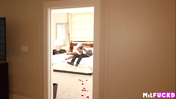 Bride cucks her new husband on wedding night 