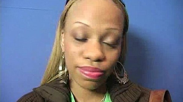 Sexy ebony enjoying gloryhole 14 