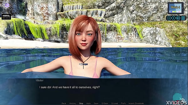 SUNSHINE LOVE v0.70#124 • Fingering petite_redhead on the beach