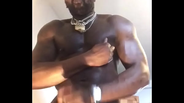 Black Muscle Leather Daddy Smokes & Shoots Load thumbnail