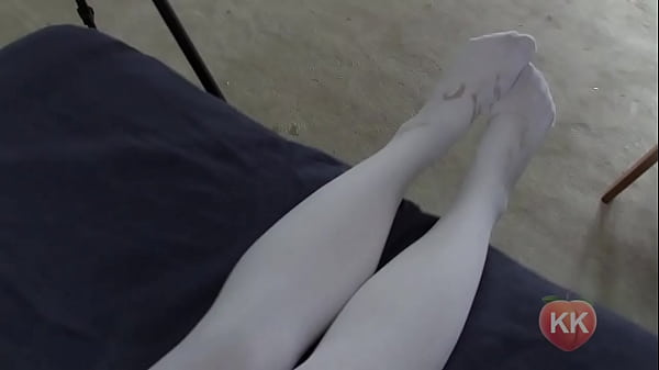 Play MP4 - Her POV pantyhose footjob Cum Blast