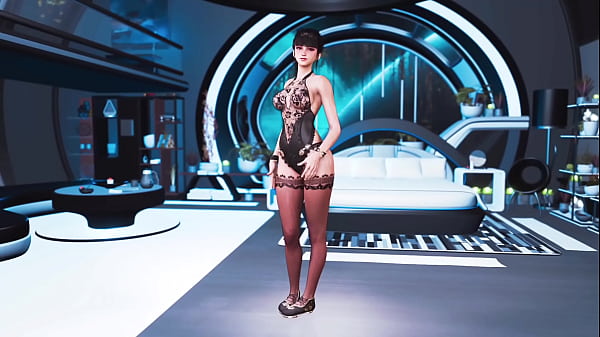 Lustful asian eve dance for you in sexy lingerie inside deluxe apartments