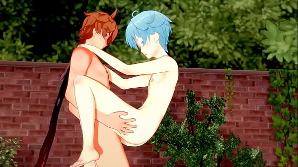 Genshin Impact Yaoi - Tartaglia & Chongyun BDSM 