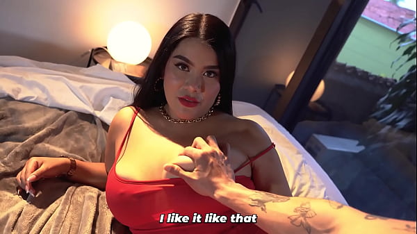 Brunette Knows How To Entertain Her Stepbrother With Her Enormous Breasts. thumbnail